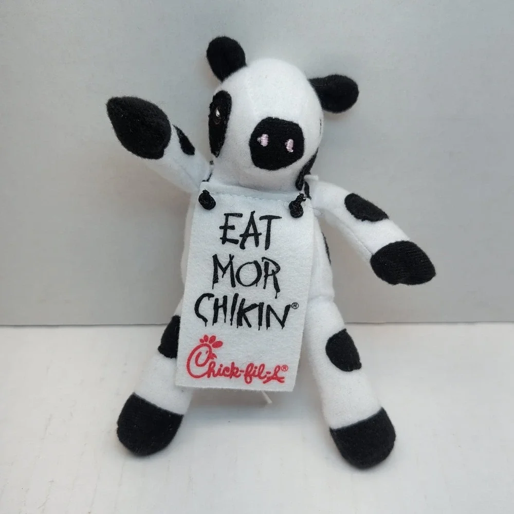 Chick-fil-A Eat Mor Chikin Plush Cow Set Mascot Advertising 2009 2025 2pc